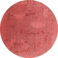 thumbnail image 1 of Ahgly Company Indoor Round Oriental Red Industrial Area Rugs, 5' Round, 1 of 4