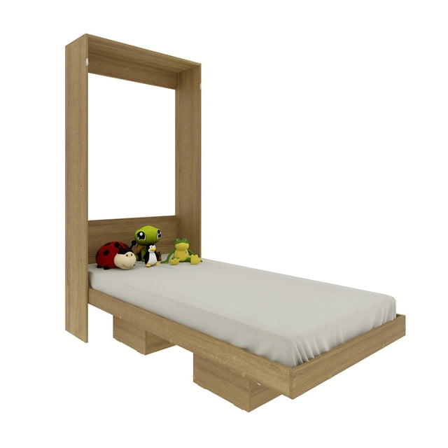 Cama Individual Abatible Multifuncional PDC-09 Almendra