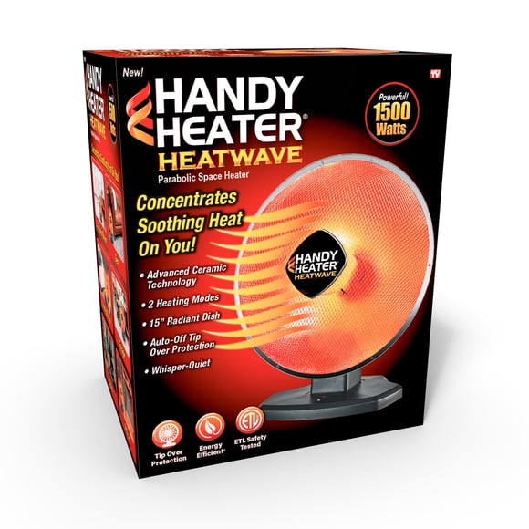 Space Heater Ontel Handy Heatwave de cerámica de 1500 W