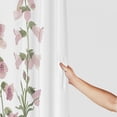 thumbnail image 3 of Awypu Shower Curtain Waterproof Bathroom Curtain with Beautiful Design and Various Sizes White, 3 of 7