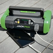 JackPak 2500 Amp Portable 4-1 Jump Starter, Air Compressor, Flashlight & Charger, USB