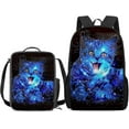 thumbnail image 1 of School Supplies Horse Pattern School Set Backpack Small Lunch Box, 1 of 5