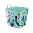 thumbnail image 3 of Your Zone 25-Liter Flexible Storage Tub - "Mermaid". Flexible & Extremely Strong Tote, 3 of 3