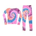 thumbnail image 1 of Just Love Mommy and Me Pajamas Set (Tie Dye Colorful Swirl, Girls 7-8), 1 of 3
