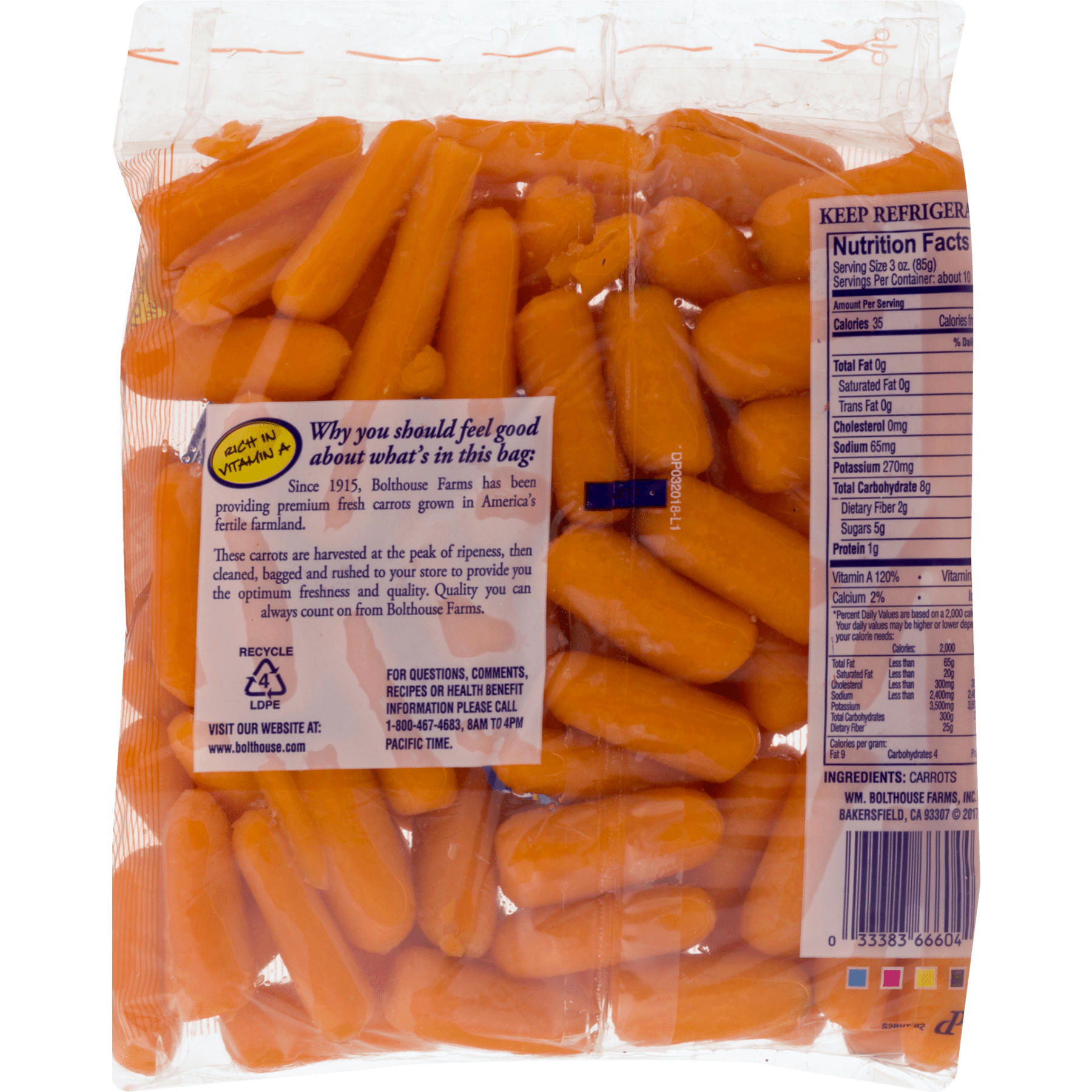 Baby Carrots Nutrition