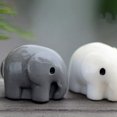 thumbnail image 3 of Elephant Animal Model Small Statue Figurine Micro Crafts Ornament Miniatures DIY Home Room Garden Decor(20pcs), 3 of 5