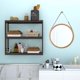 thumbnail image 2 of Estantería de baño Domax Bamboo de 3 niveles, soporte de pared, color marrón, 2 of 6