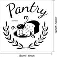 1 Sheet PVC Wall Sticker Pantry Word Wall Decor Vinyl Lettering Decal ...