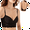 Black, variant on Women's Low Back Bra Sexy Push Up Comfort Seamless Lace Deep V Backless Bra