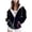 Black, variant on Women's Christmas Fashion Graphic Zip-Up Hoodie Festival Oversized Long Sleeve Sweatshirt Jacket with Pockets(M-3XL)