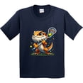 thumbnail image 3 of Inktastic Lacrosse Funny Bearded Dragon Youth T-Shirt, 3 of 5