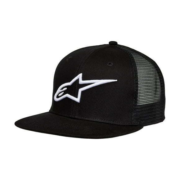 Gorra Alpinestars Corp Trucker Snapback para hombre, color negro