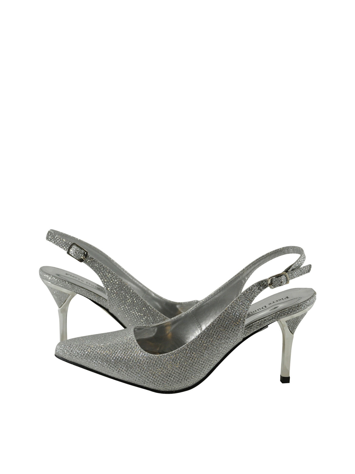 pierre dumas silver heels