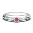 thumbnail image 1 of Classic Bezel Set Birthstone Ring - Ruby (July), 1 of 4