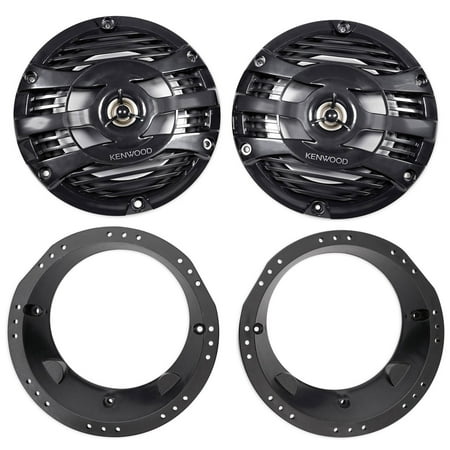 1998-2013 Harley Davidson FLHT FLHTC Kenwood 6.5" Speaker Replacement Kit
