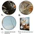 thumbnail image 3 of Designart "Observer Pastoral Fox Wilderness wall art II" Animals Floater Framed Wall Art Print, 3 of 7