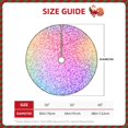 thumbnail image 2 of Fotbe Colorful Glitters Pattern Christmas Tree Skirt, Tree Skirts Plush Christmas Decorations, Christmas Tree Skirts Xmas Decorations Holiday Party Decor-36", 2 of 6