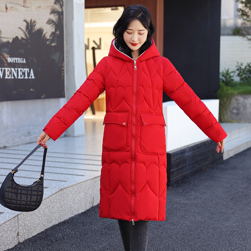 DanceeMangoo Warm Mid-Length Hooded Jackets Women Clothing Winter Jacket  Women Casual Coats for Women Coat Ropa De Invierno Mujer Zm2243 -  Walmart.com
