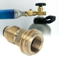 thumbnail image 3 of Gas  Conversion Connector, Brass Airtight Connection  Gas Cylinder Adapter  for Barbecue, 3 of 8