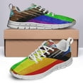 thumbnail image 4 of LGBT Pride Progress Flag Shoes for Men Women Running Shoes Lightweight Walking Sneakers Mesh Athletic Sport Shoes White Size 10.5, 4 of 5