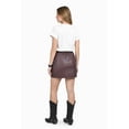 thumbnail image 3 of Falda de vinipiel con flecos Roman Fashion /Juvenil, 7065 (Cafe) cafe G, 3 of 3