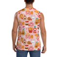 thumbnail image 4 of Pofeuu Funny Food Print Men's Muscle T-Shirt, Sleeveless, Muscle Tank, Classic Muscle Tee Top For Men Casual Sleeveless Muscle T-Shirt Trendy Clothes-XX-Large, 4 of 7