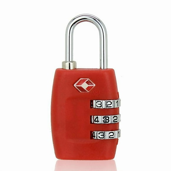 3 Digits TSA Steel Wire Lock Combination Padlock Customs Code Lock Anti-theft Travel Abroad