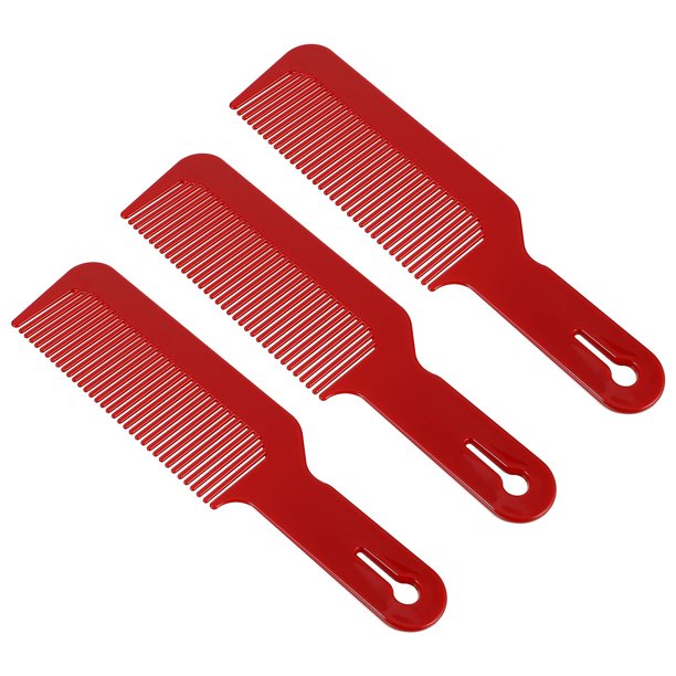 Greenadscape 3Ud Peine Antiestático Rojo Para Peinado Con Ligero Y Resistente De Plástico