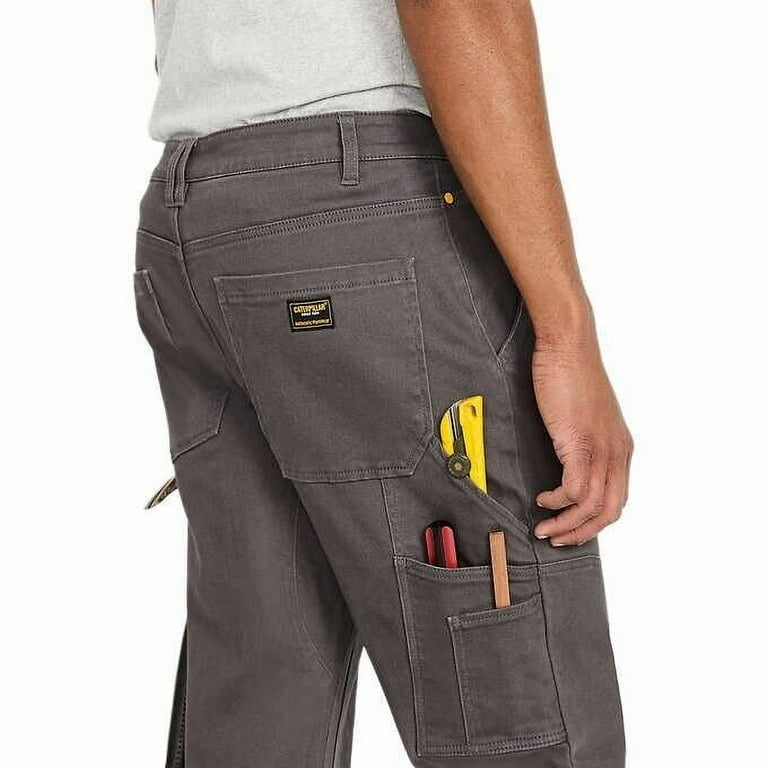Caterpillar Men's Double Knee Patch Side Tool Holster Work Pants