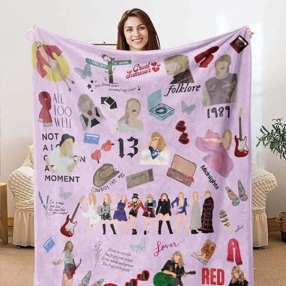 Nils Sjoberg Flannel Blanket, Music Lover Decorative Throw Blanket, Super Soft Blanket, 3D Print, Fleece Blanket