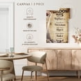 thumbnail image 5 of Elephant Stock Funny Bathroom Rules Wall Art - Vertical Multi Panel Canvas - Bathroom Wall Decor - Humor Multi Panel - Brown And Gray Decor - 20" x 32", 5 of 8