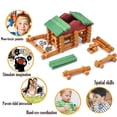 thumbnail image 3 of Juego de troncos de madera Wondertoys, 269 piezas, para mayores de 3 años, con instrucciones, 3 of 9