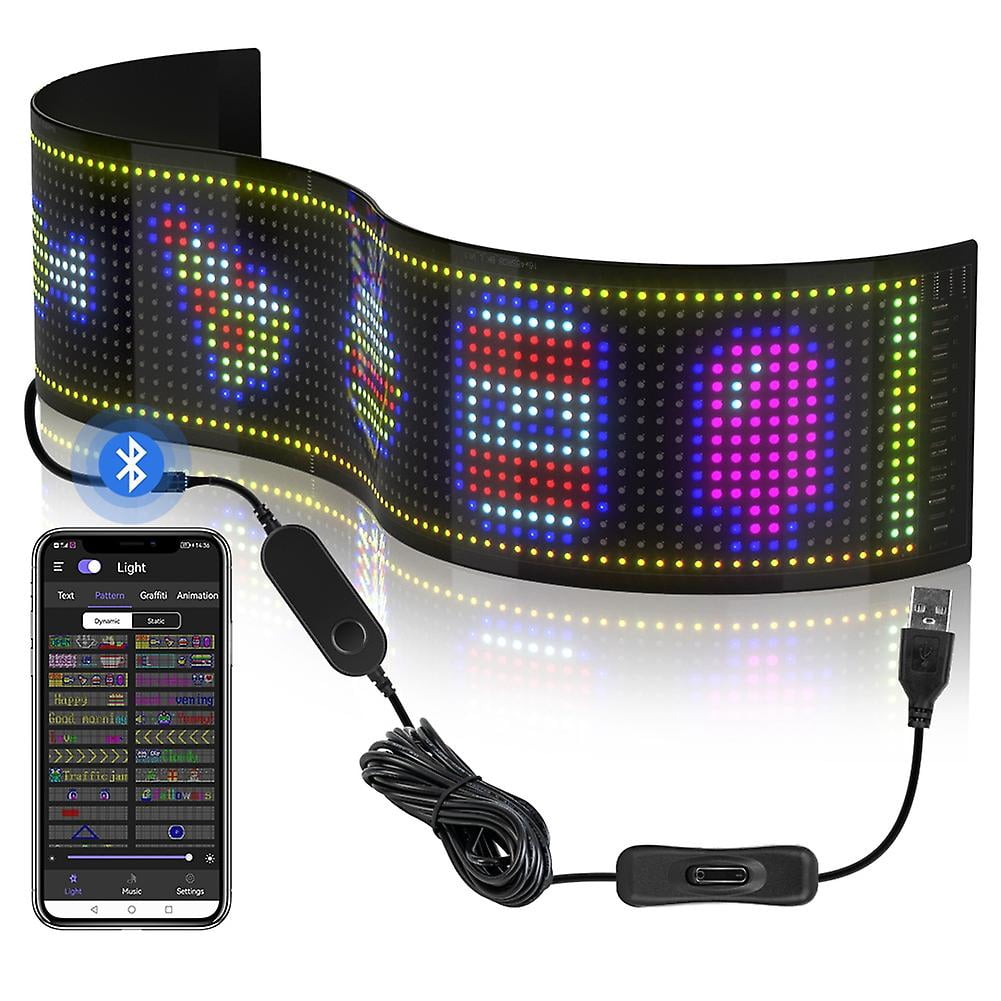 Led Soft Panel App Control Panel de píxeles LED con aplicación Bluetooth, USB, 5 V, direccionable ...