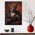thumbnail image 5 of American Staffordshire Terrier Dog prints wall art Poster Unframe, American Staffordshire Terrier Boss Dog Canvas Pop Modern Wall Decor Art Ready to Hang, 5 of 6