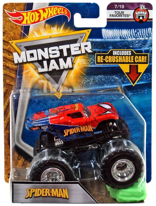 hot wheels monster jam spider man