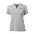 thumbnail image 2 of Women's Cutter & Buck Heather Gray George Mason Patriots Forge Stretch Blade V-Neck Top, 2 of 3