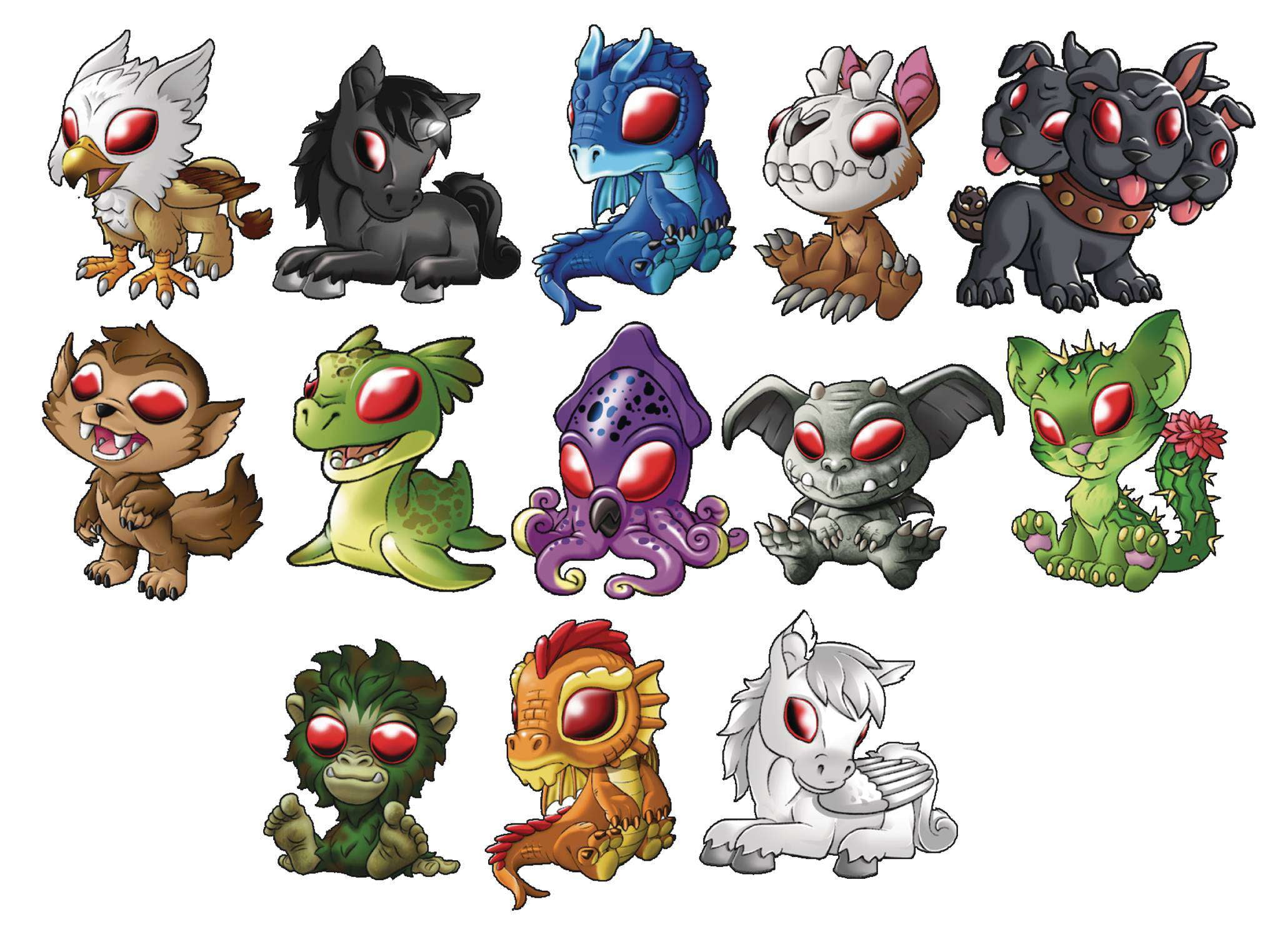 Cryptozoic Cryptkins Series 2 Vinyl Blindbox 2.5" Individual Figure (Blindbox)