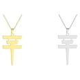 thumbnail image 4 of Guardoinrt Fait Main Mode Minimaliste Collier Déclaration Pièce avec Détail Perlé Personnalisé Style Universel Or 1Set, 4 of 6