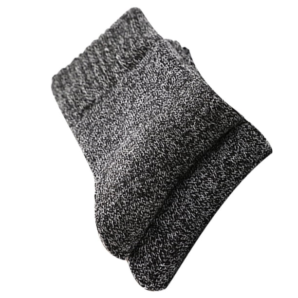 Calcetines de invierno para hombre 5 pares negro sólido Minnieouse AP010992-01B