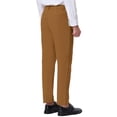 thumbnail image 3 of INSPIRE CHIC Men's Dress Solid Color Pants Straight Front Chino Slacks, 3 of 7