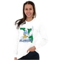 thumbnail image 3 of Florida FL Surf Beach Sunshine Smurf Unisex Plus Size Long Sleeve Shirt Brisco Brands 2X, 3 of 5