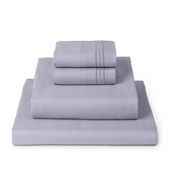 Mellanni 4-Piece Iconic Full Bedsheet Set - Microfiber, 16" Deep Pocket, Cooling, Wrinkle, Fade, Stain Resistant, Lavender