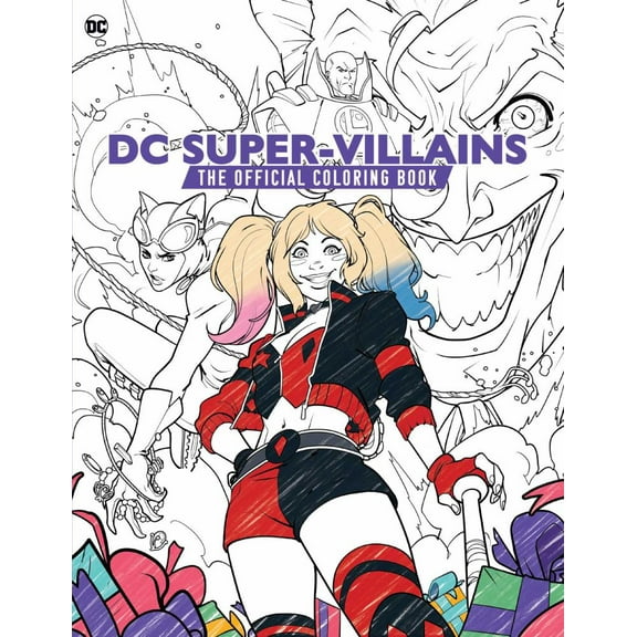 Insight Insight Editions: DC Super-Villains: the Official Coloring Book, 64 pages (Paperback)