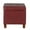 Red, variant on Benzara Square Shape Leatherette Upholstered Wooden Ottoman with Tufted Lift Off Lid Storage, Red-Color:Red