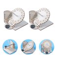 thumbnail image 2 of 2pcs Sundial Clocks Sundial Wooden Scientific Models Sundial Desktop Ornaments, 2 of 8