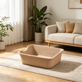 thumbnail image 3 of ACDANC 2026 New Disposable Cat Litter Box for Cat,Kitten,Small Pets Durable Nonstick Open Brown, 3 of 7