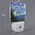 thumbnail image 2 of Sikiie The Starry Night Led Night Light, Warm White,Cool White Lights for Bathroom,Hallway,Bedroom, Kids Room-UK, 2 of 7