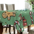 thumbnail image 5 of Yayeee Tablecloths 60" x 90" Rectangle Wrinkle Resistant Party Table Cover, Christmas Cookies, 5 of 8