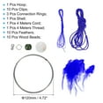thumbnail image 2 of Uxcell DIY Dream Catcher Kit Making Dream Catcher Supplies Wall Hanging Dream Catcher Kits Style 3 Blue, 2 of 7