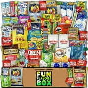 Fun Flavors Box Nut Free Snack Box 100 Count Variety Gift Care Package